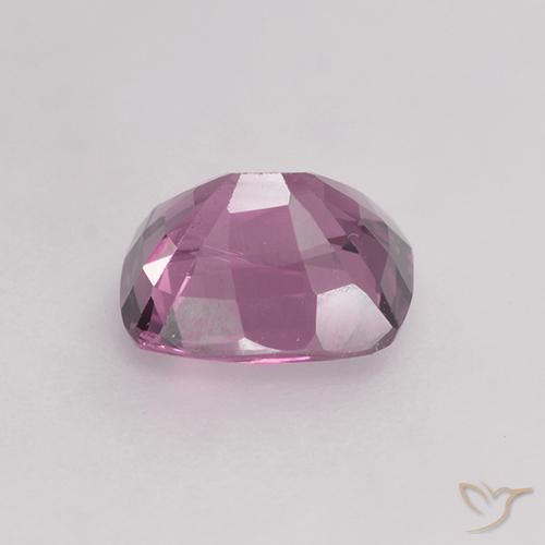 Spinello Viola rossastro chiaro naturale da 1.38 ct, Cuscino, VVS-VS