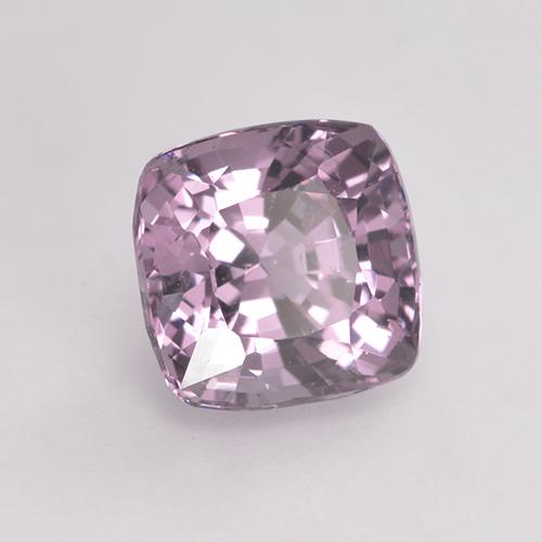 Spinello Viola chiaro naturale da 1.76 ct, Taglio a cuscino, VVS-VS