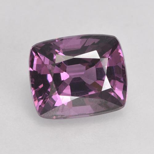 Spinello naturale porpora da 1,68 ct, taglio a cuscino, VVS