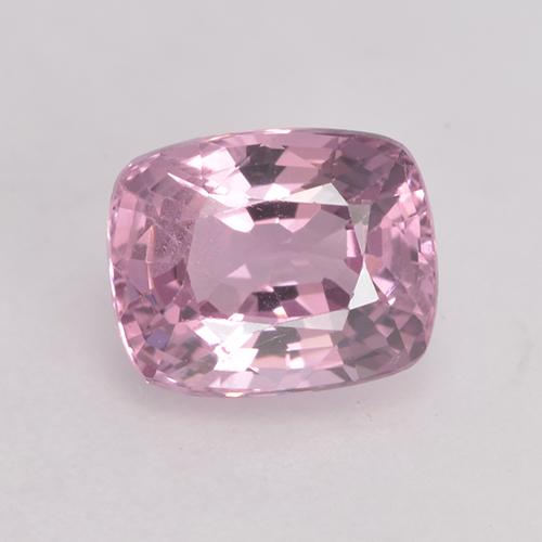 Spinello naturale rosa da 1,43 ct, taglio a cuscino, VS