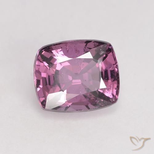 Spinello Viola medio naturale da 1.50 ct, Cuscino, VS