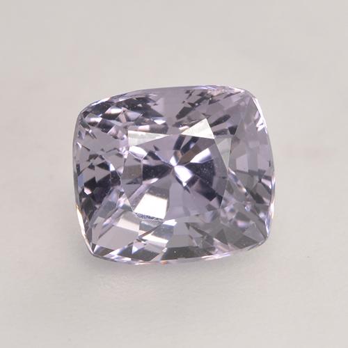 Spinello Viola Grigio naturale da 1.46 ct, Taglio a cuscino, VVS-VS