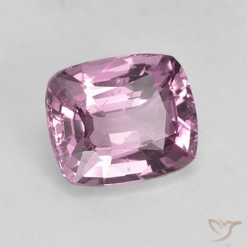 Spinello Viola rosato chiaro naturale da 1.68 ct, Taglio a cuscino, VS