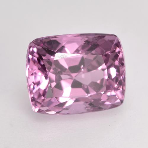 Spinello naturale porpora da 1,89 ct, taglio a cuscino, VVS-VS