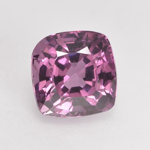 Spinello naturale porpora da 1,52 ct, taglio a cuscino, VVS