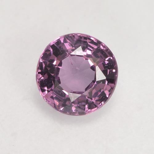 Spinello Viola medio naturale da 0.55 ct, Taglio rotondo, VS