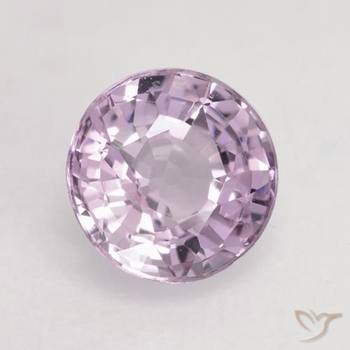 Spinello Viola molto chiaro naturale da 0.64 ct, Rotondo, VVS-VS