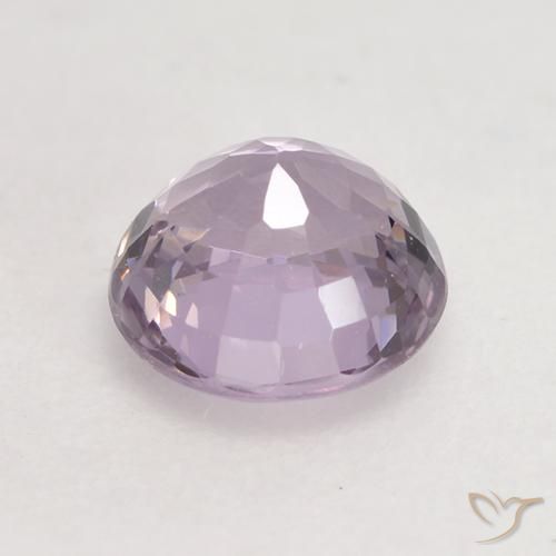 Spinello Viola molto chiaro naturale da 0.64 ct, Rotondo, VVS-VS