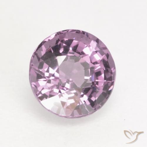 Spinello Viola medio-scuro naturale da 0.63 ct, Taglio rotondo, VVS-VS