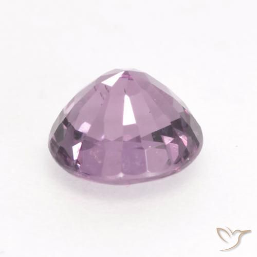 Spinello Viola medio-scuro naturale da 0.63 ct, Taglio rotondo, VVS-VS