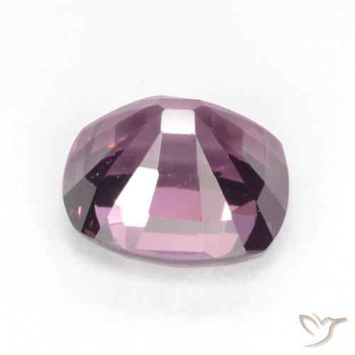 Spinello Viola medio-scuro naturale da 1.42 ct, Cuscino, VVS-VS