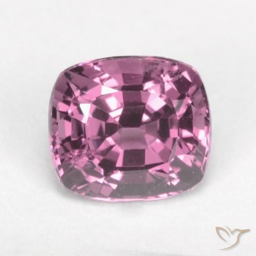 1.42ct Naturale Viola rossastro Spinello, Cuscino, VVS-VS