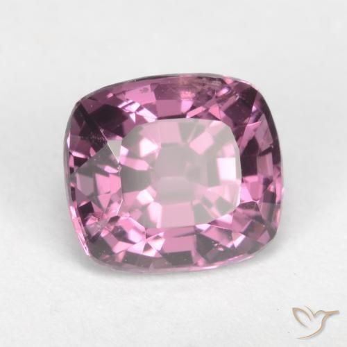 Spinello Viola rossastro naturale da 1.42 ct, Cuscino, VVS-VS
