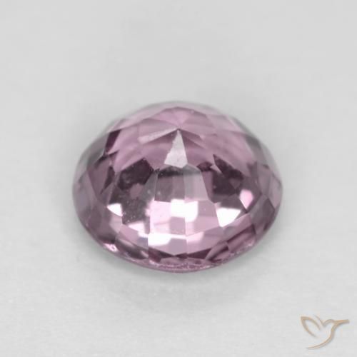 Spinello Viola rosato molto chiaro naturale da 0.58 ct, Rotondo, VVS