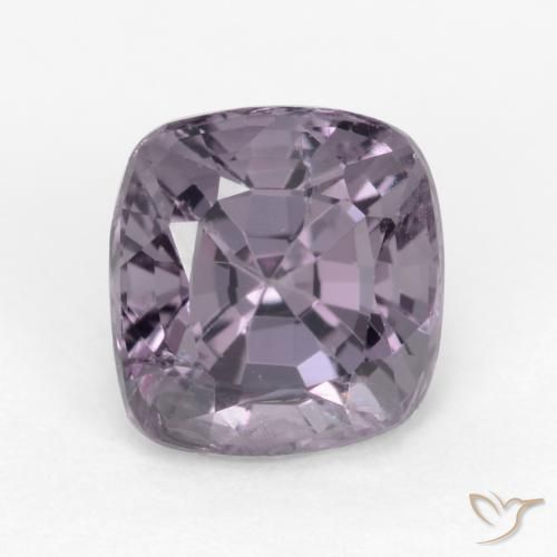 1.38ct Naturale Viola grigio Spinello, Cuscino, VS