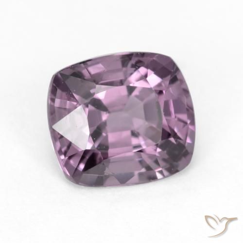 Spinello Viola uva chiaro naturale da 1.34 ct, Cuscino, VS