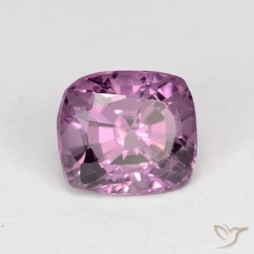 0.87ct Naturale Viola medio Spinello, Cuscino, VS-SI