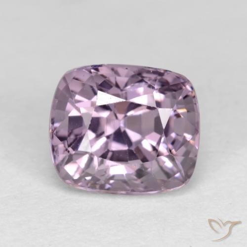 1.34ct Naturale Grigio Viola Spinello, Cuscino, VS