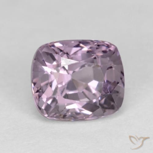Spinello Grigio Viola naturale da 1.34 ct, Cuscino, VS