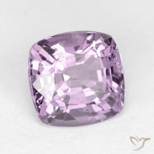 Spinello Viola uva molto chiaro naturale da 1.22 ct, Cuscino, VS