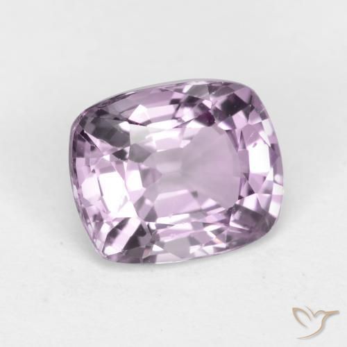 Spinello Viola uva molto chiaro naturale da 1.33 ct, Cuscino, VS