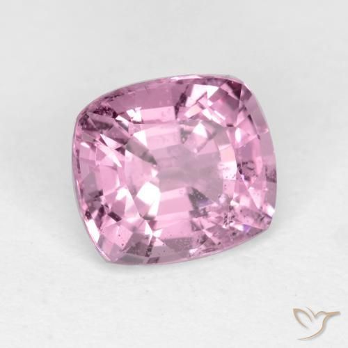Spinello Viola-Rosa naturale da 1.29 ct, Cuscino, VS-SI
