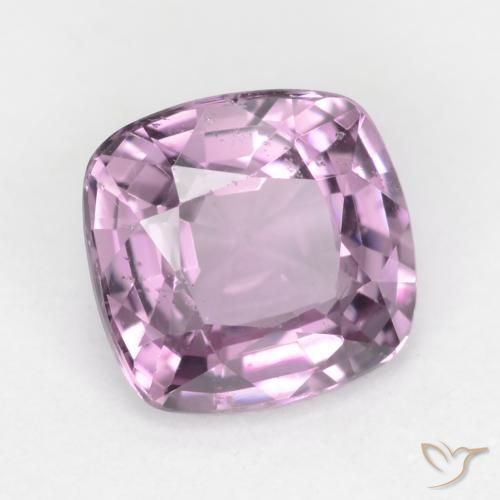 Spinello Viola grigiastro chiaro naturale da 1.28 ct, Cuscino, VS-SI