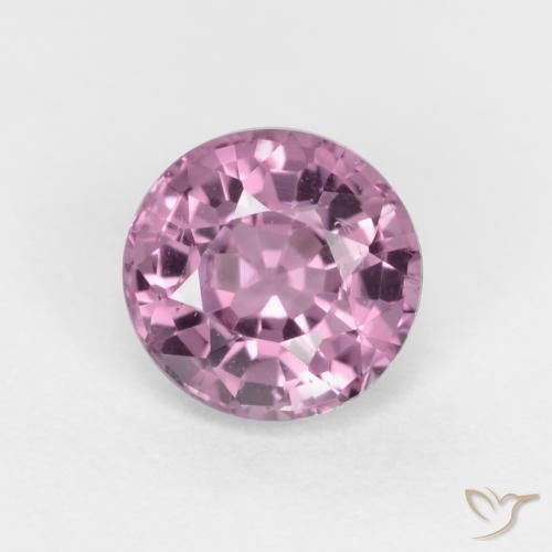 Spinello Viola medio naturale da 0.57 ct, Rotondo, VS