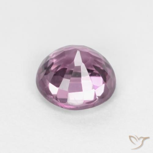 Spinello Viola medio naturale da 0.57 ct, Rotondo, VS