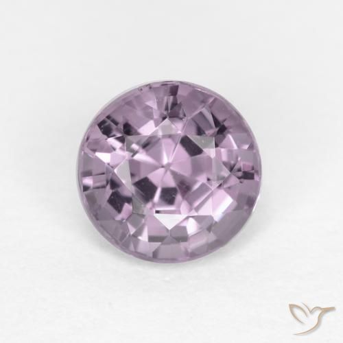 0.60ct Naturale Viola grigio Spinello, Rotondo, VVS-VS, Photo A