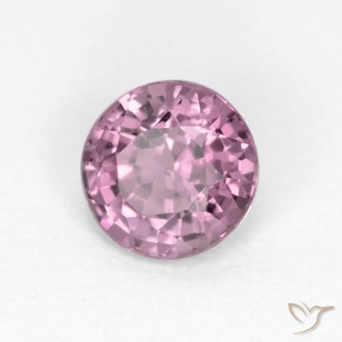 Spinello Viola medio naturale da 0.56 ct, Rotondo, VS