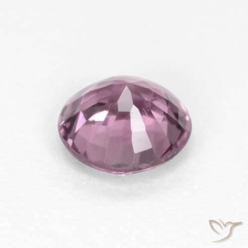 Spinello Viola medio naturale da 0.56 ct, Rotondo, VS