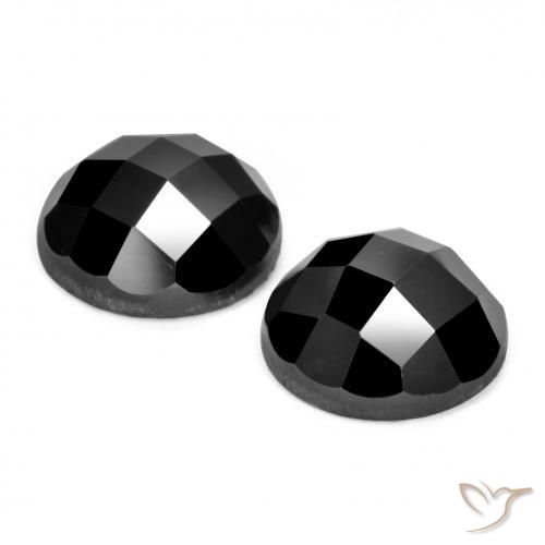 Gemme di Spinello Nero naturale da 6.99 ct, Rotondo, Opaco