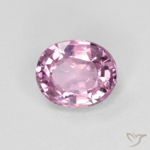 Spinello Viola chiaro naturale da 0.62 ct, Ovale, VS-SI