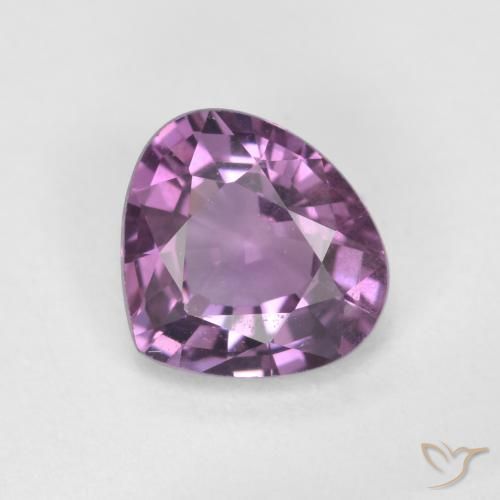 0.68ct Naturale Viola scuro Spinello, Forma a pera, VS, Photo A