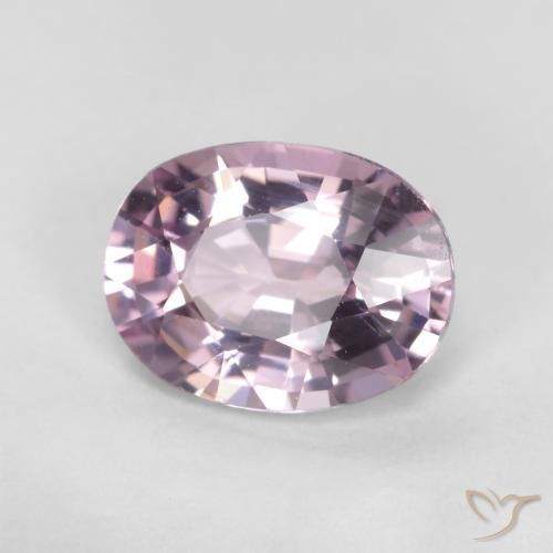 Spinello Viola chiaro naturale da 1.11 ct, Ovale, VVS-VS