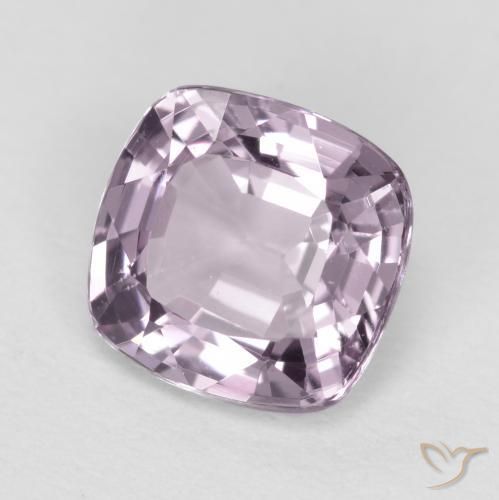 Spinello Viola chiaro naturale da 1.24 ct, Cuscino, VS