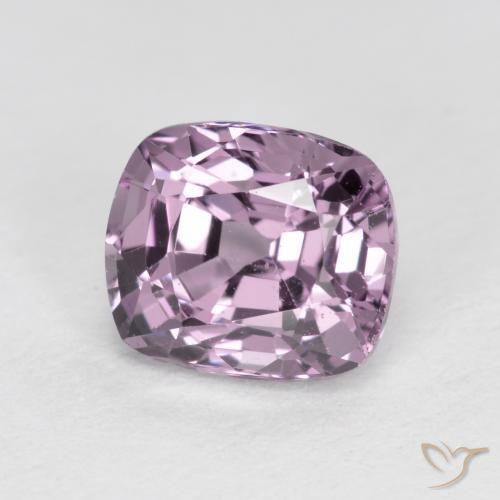 Spinello Viola rosato chiaro naturale da 1.45 ct, Cuscino, VS