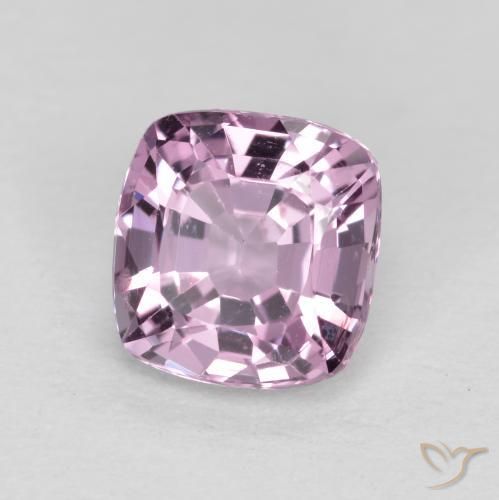 Spinello Viola rosato molto chiaro naturale da 1.27 ct, Cuscino, VS