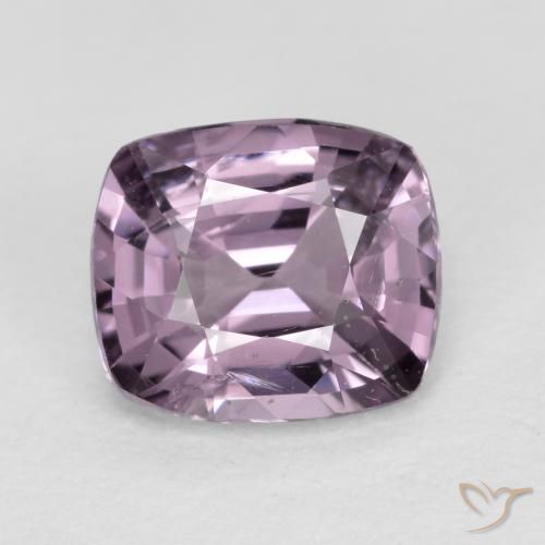 1.03ct Naturale Grigio Viola Spinello, Cuscino, VS