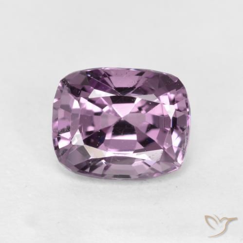 Spinello Viola chiaro naturale da 1.11 ct, Cuscino, VVS-VS