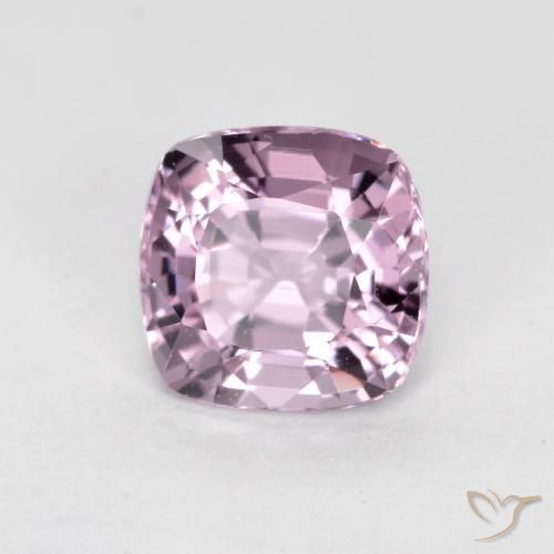 Spinello Viola chiaro naturale da 1.17 ct, Cuscino, VVS-VS
