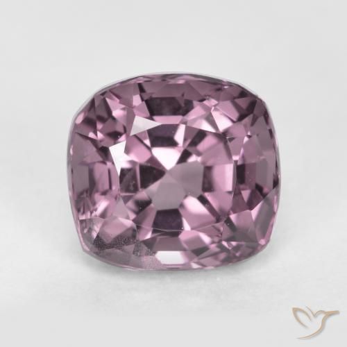 1.24ct Naturale Grigio-Viola Spinello, Cuscino, VS