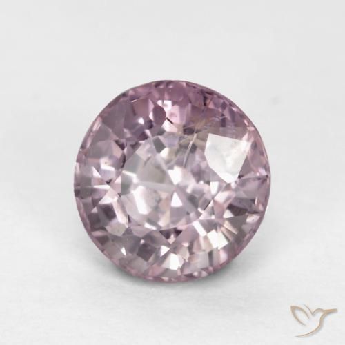 Spinello naturale porpora da 0,68 ct, taglio rotondo, VS-SI