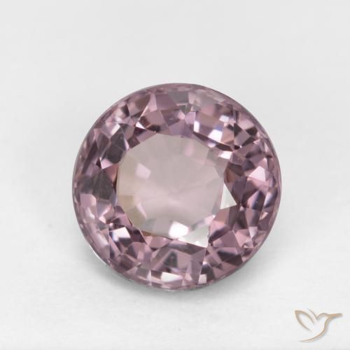 Spinello Rosa violetto naturale da 0.61 ct, Rotondo, VS