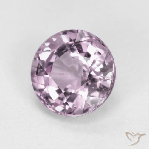 Spinello Viola Rosato Grigio naturale da 0.63 ct, Rotondo, VS