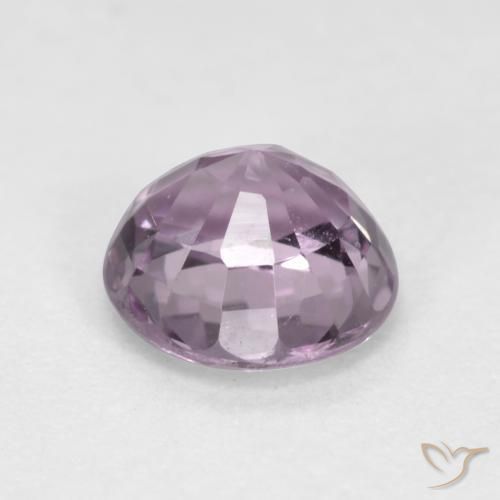 Spinello Viola Rosato Grigio naturale da 0.63 ct, Rotondo, VS