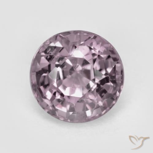 0.72ct Naturale Viola grigiastro chiaro Spinello, Rotondo, VS