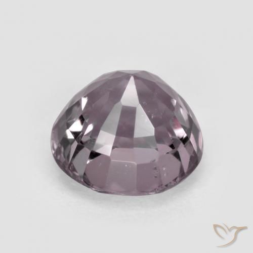 Spinello Viola grigiastro chiaro naturale da 0.72 ct, Rotondo, VS