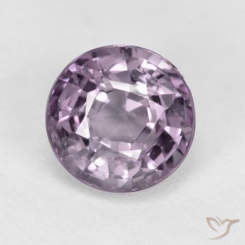 0.72ct Naturale Viola medio Spinello, Rotondo, VVS-VS